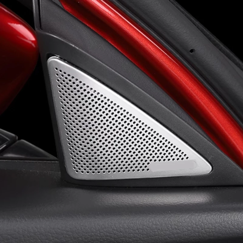 

6pcs For Mazda CX-30 CX30 2020 2021 2022 2023 2024 Car Accessories A-pillar Audio Speaker Cover Trim Door Loudspeaker Cover Trim