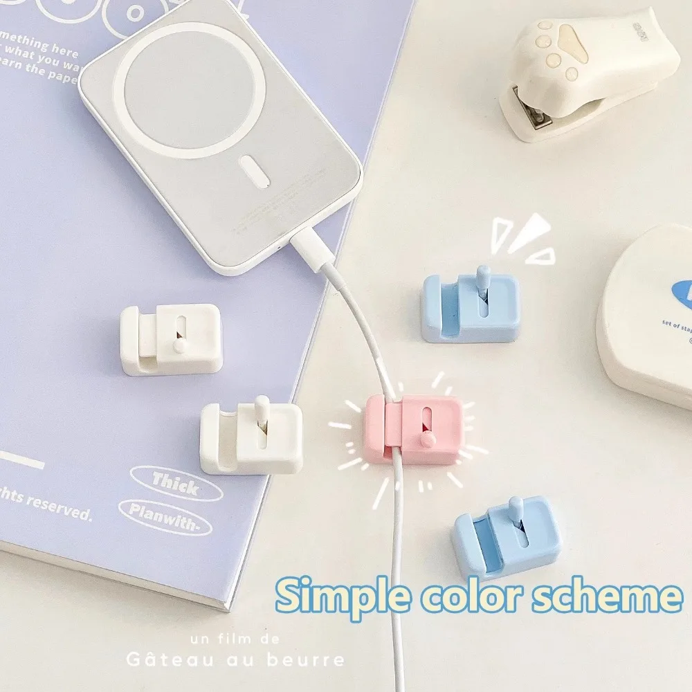 Cable Management Clip For Desk - Simple No-Drill Edge-Mounted Cord Organizer For Charging Cables And Data Wires. image 6