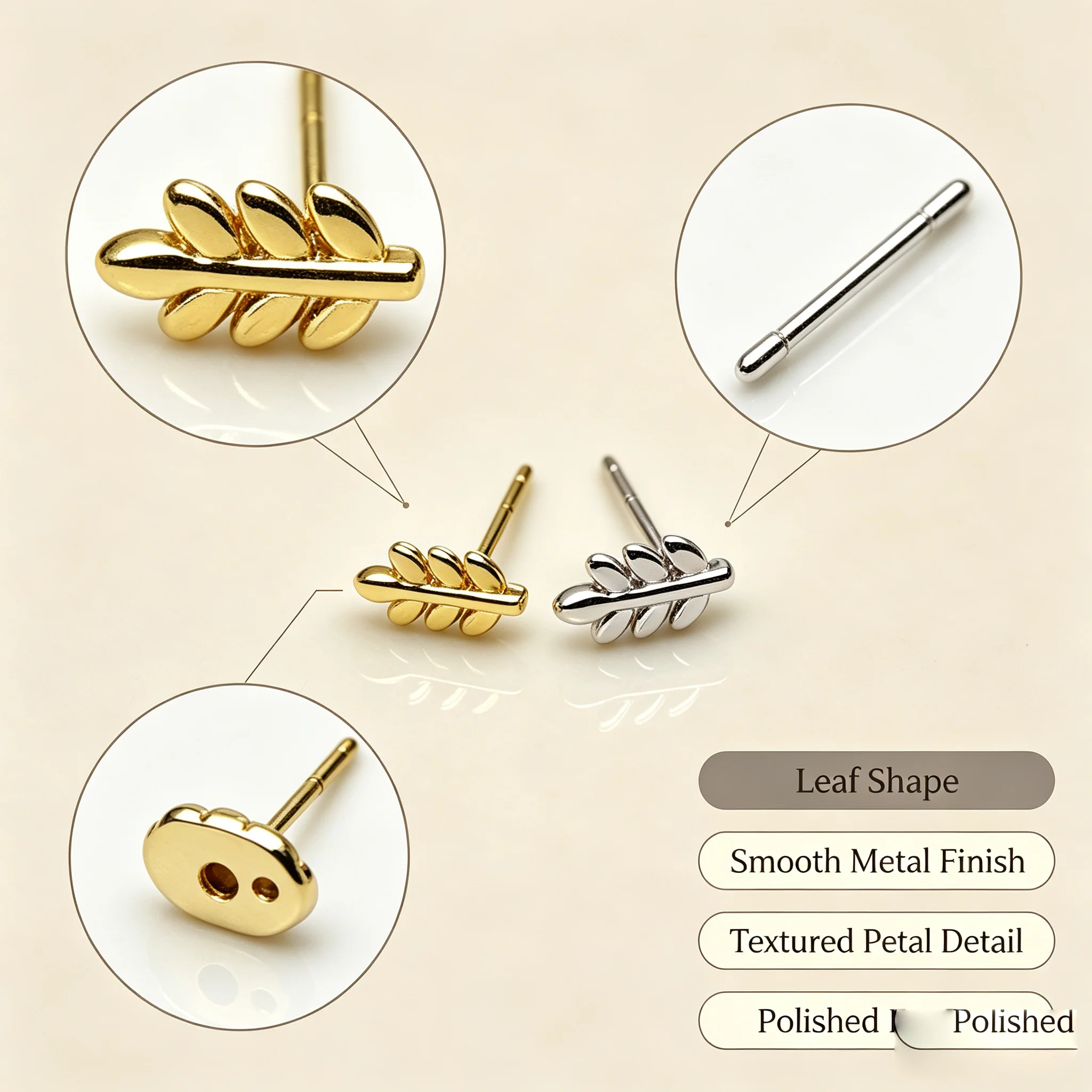 Nature Inspired Leaf Earrings for Wedding Guest Outfit Women Holiday Presents Women Daily Wear Jewelry Birthday Gifts