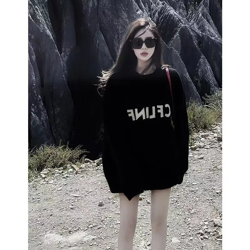 بلوزات نسائية Y2K كم طويل بنات سموكي راجلان أحمر على شكل حرف v الربط شخصية بدون غطاء محرك السيارة مايكرو الحد الأدنى منقوشة السيدات