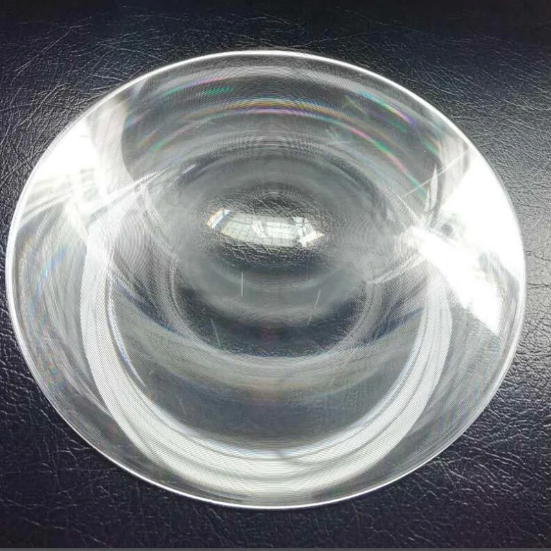 150mm Diameter Optical PMMA Plastic Solar Fresnel Condensing Lens Focal Length Plane Magnifier Solar Concentrator Lens 2PCS