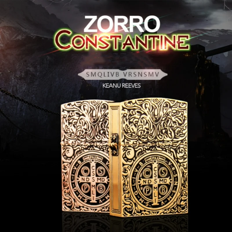 1:1 Limited Edition ZORRO versized Kerosene Lighter Metal Personality Constantine Creative Heavy Armor Oversized Lighter Gift