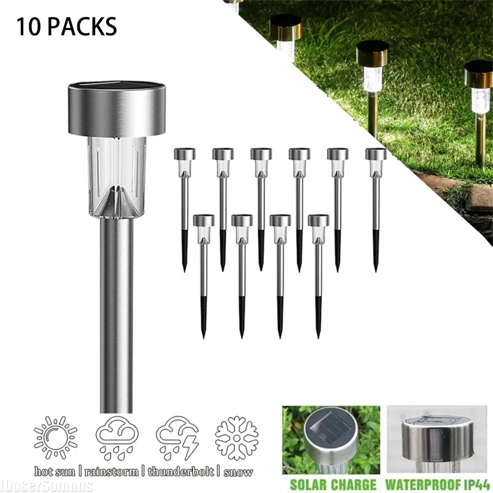 

Solar Outdoor Lights Garden Lamp Solar Powered Waterproof Landscape Path Outdoor for Yard Backyard Lawn Patio Decorative