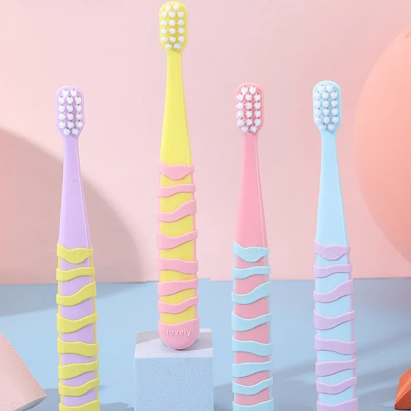 2-12Y Kids Baby Colorful Toothbrush Training Toothbrush for Girls Soft Toothbrush Theeth Cleaner Children Toothbrush Items