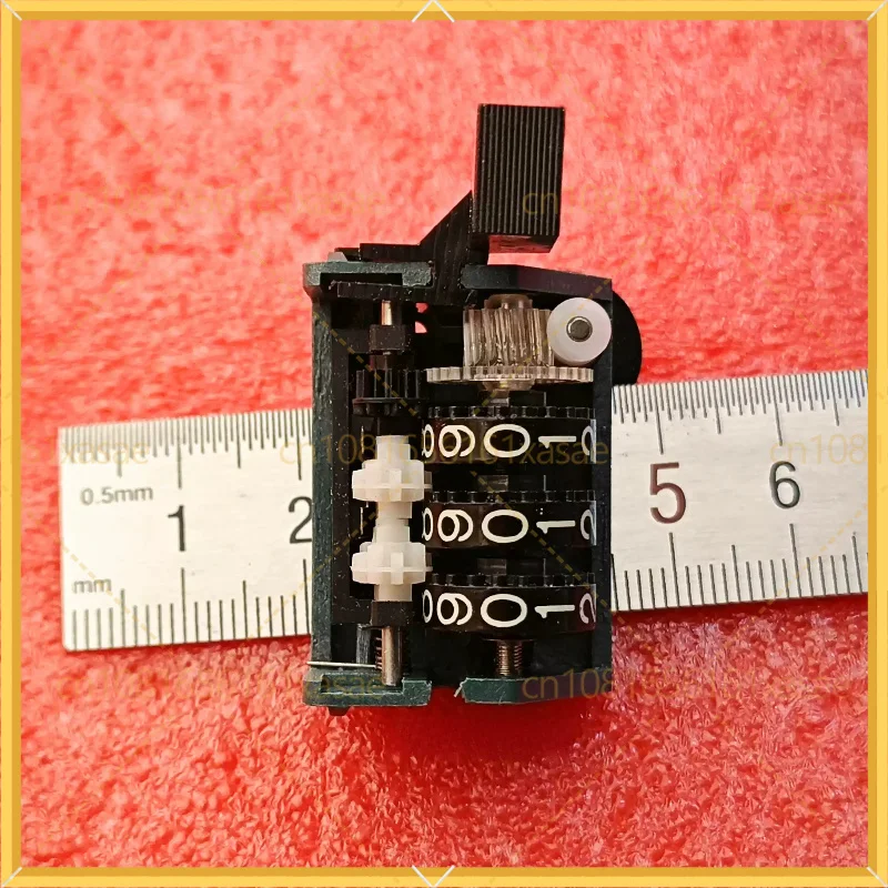 5pcs SB3 Square Shaft 3-Digit Tape Counter, For Cassette Recorder / Tape Deck Mechanism Replacement Spare Part