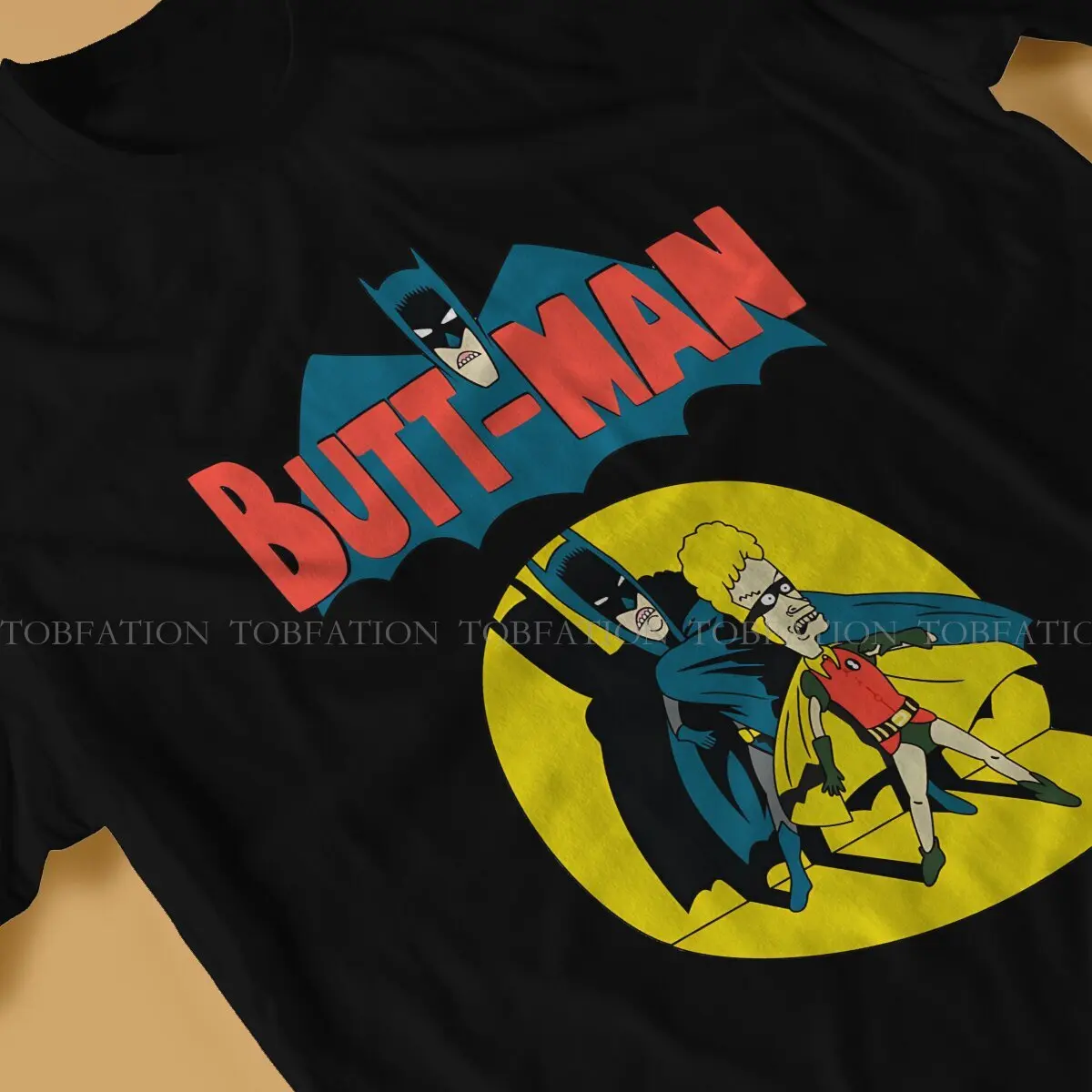 Beavis and Butthead Butt-Man Tshirt Graphic Men Tops Vintage Alternative Summer Clothes 100% Cotton T Shirt