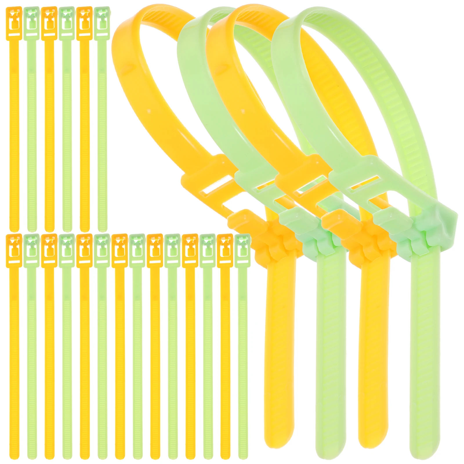 

100 Pcs Strap Color Tie Cord Zip Ties Heavy Duty Plastic Cable The Wire Zipper Management