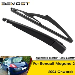 Car Wiper Blade For Renault Megane 2 2004 Onwards Rear Back Windshield Windscreen Rear Wiper 240mm+Arm 245mm Car Accessories