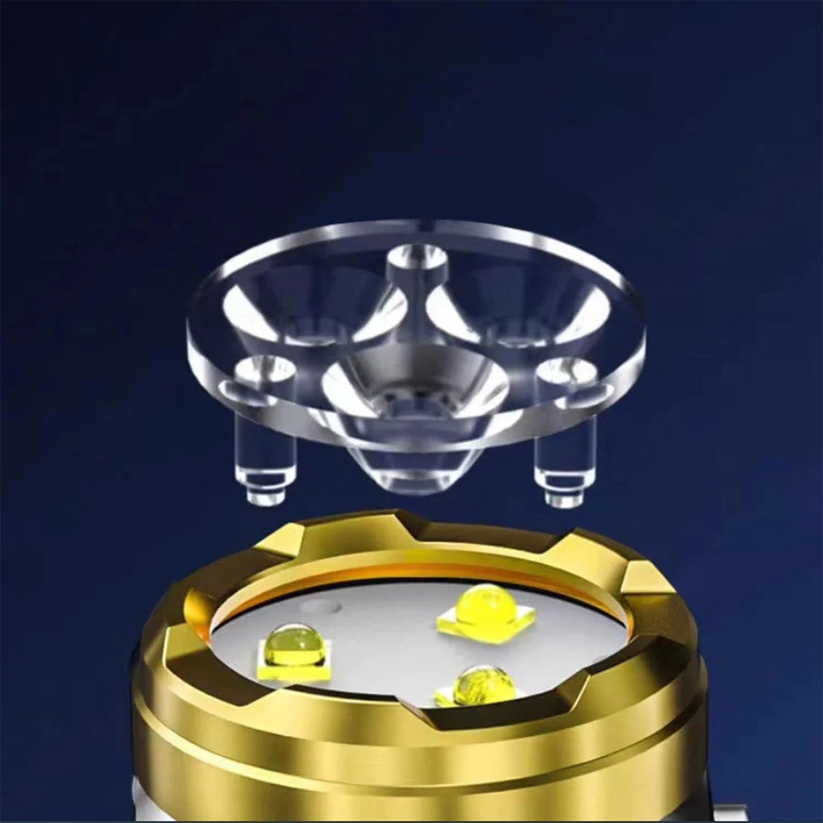 High Lumens Mini Flashlight Zoomable Water-Resistant Flashlights for Home Use Outdoor Activities