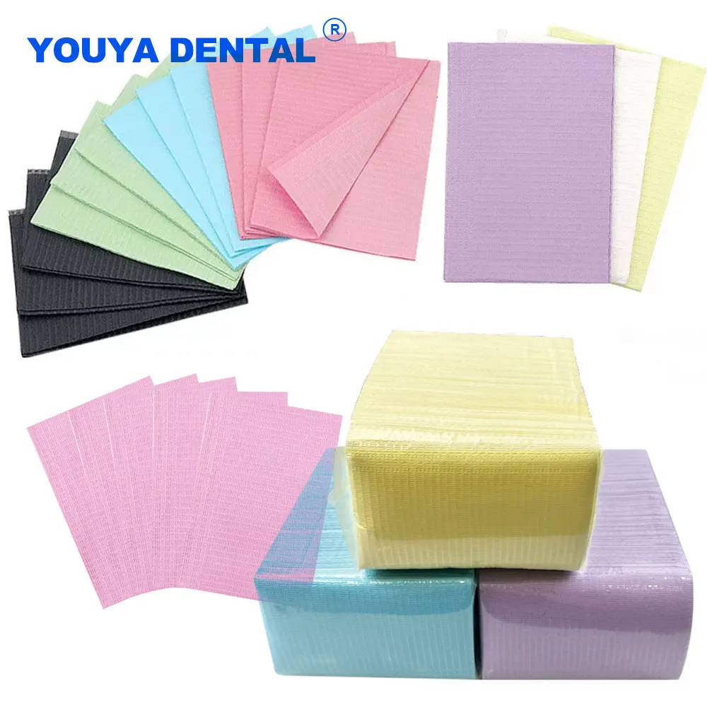 Disposable Tattoo Clean Pad Waterproof Cleaning Wipes Pad for Patient Table Covers Clean Pad Waterproof Sheets Paper Tattoo