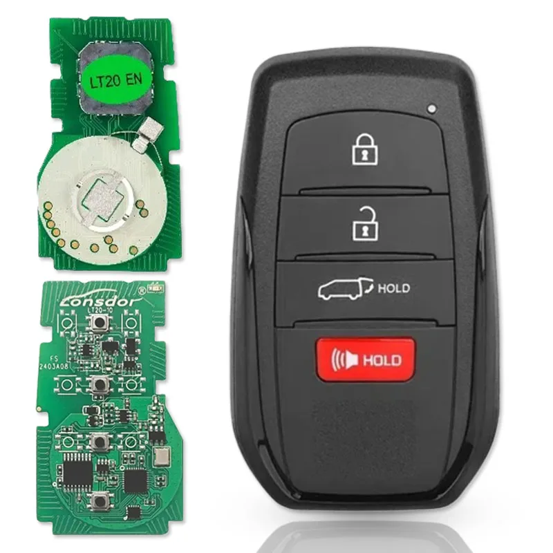 Keyless Smart Car Key 8A Chip Supports K518K518ISE KH100+ Generated for Toyota Sienna Venza Tacoma Tundra 2021-2024 BZ4X