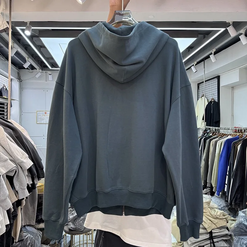 Cloth craft hooded zipper sweater jacket