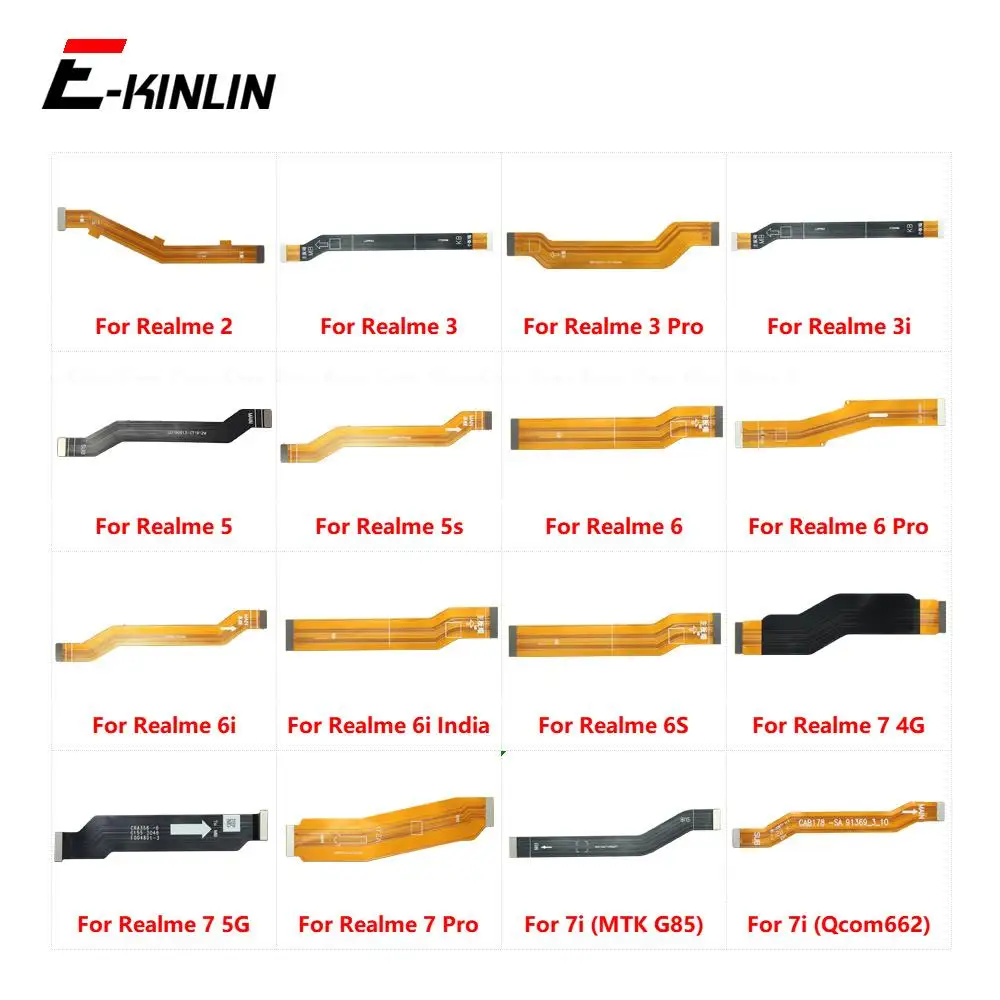 Main Motherboard LCD Display Connector Flex Ribbon Cable For OPPO Realme 2 3 3i 5 5i 5s 6 6i 6S 7i 7 Pro 4G 5G