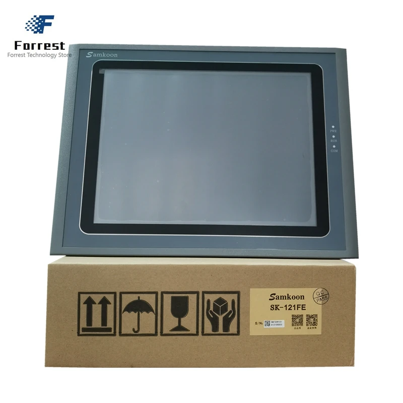 Samkoon HMI 12.1 inch SK-121FS SK-121FE DC24V Touch Screen Memory 128M Flash 128M DDR3 CPU Cortex A8 COM1/COM2:RS232 422 485