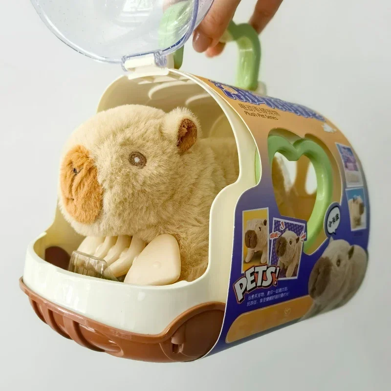 

Electric Capybara Walking Dolls Toys With Sound Children's Electric Animal Capybara Plush Figure Set Random Color