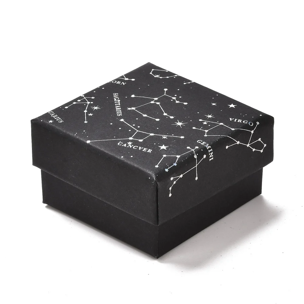 

Constellation Pattern Cardboard Boxes Jewelry Packaging Gifts Boxes for Rings Watches Necklaces Earring Display Box 10~30pcs