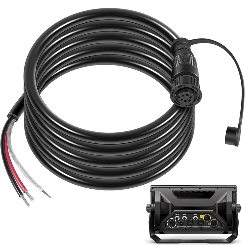 720110-1 PC13 Power Cable for Humminbird APEX, XPLORE Fishfinder, MEGA Live Imaging and MEGA Live Imaging TargetLock （10 feet）