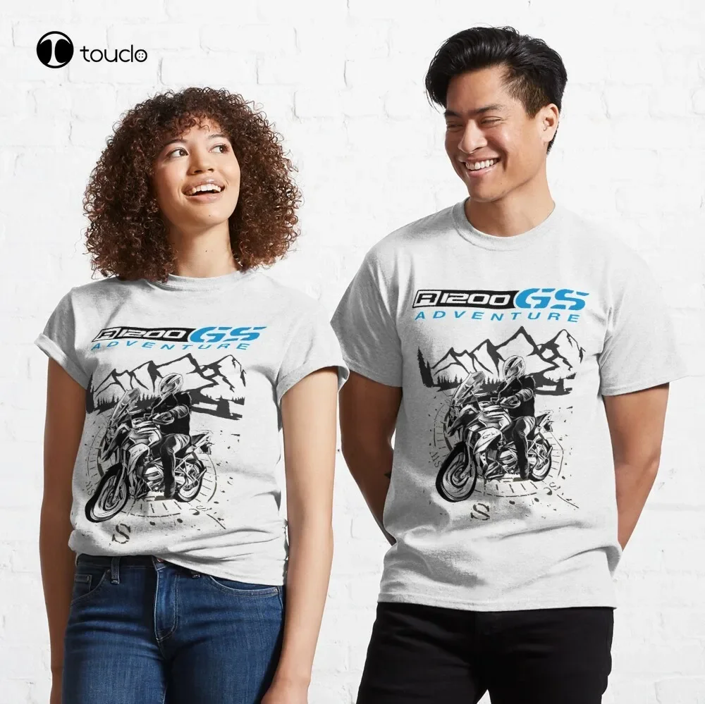 R1200 Gs Adventure Classic T-Shirt Motorcycle Custom Aldult Teen Unisex Digital Printing Fashion Funny New Xs-5Xl