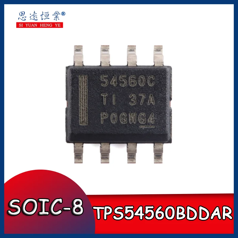 

5pcs original TPS54560BDDAR SOIC-8 features an ECOMode 4.5V to 60V step-down DC converter