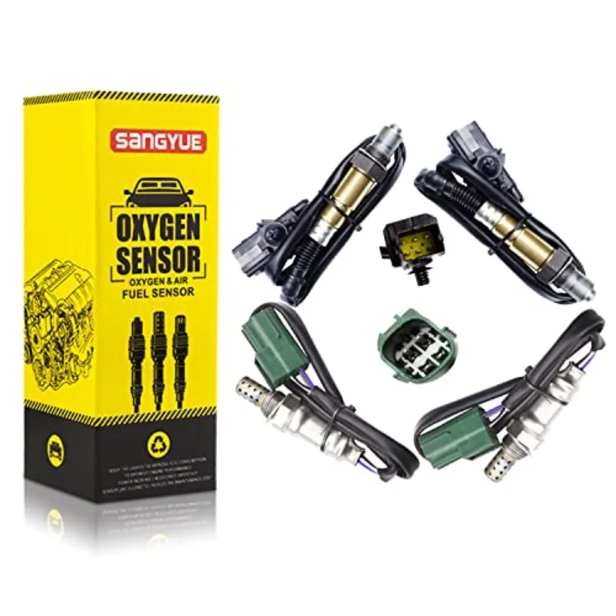 

4X Oxygen O2 Sensor for 2004 2005 2006 Infiniti QX56 5.6L; 2004-2006 Nissan Titan 5.6L Upstream + Downstream
