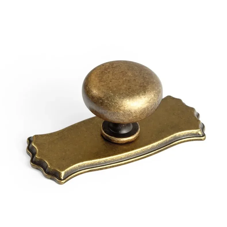 Antique Brass Cabinet Pulls Hardware for BedroomVintage Brass Solid Drawer Handles for Kitchen Cabinets and Dresser Drawers