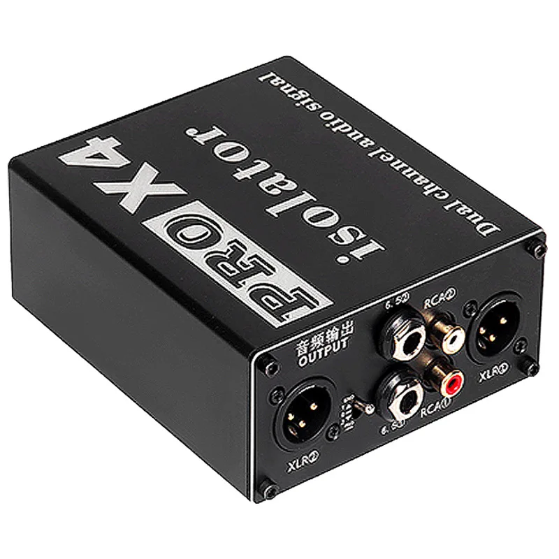 

Multifunctional Audio Isolator, 6.5Mm 3.5Mm XLR RCA Audio Noise Isolator, Current Acoustic Filter Ground Filter