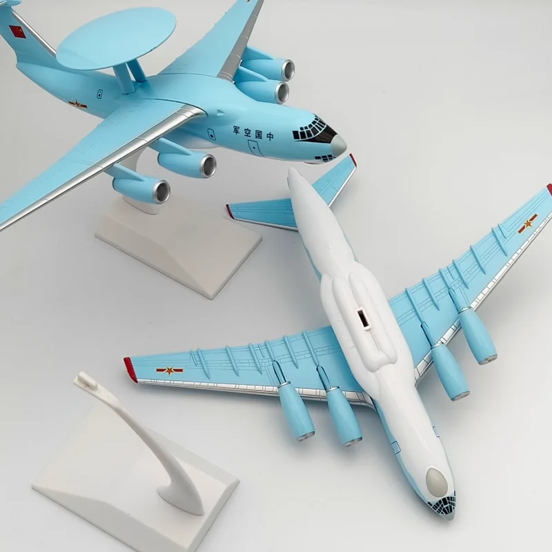 Aimo Wings 1/200 Scale IL-76 Chinese Air Force Transport Aircraft Early Warning Aircraft Mmodel Collection Decorative Ornaments
