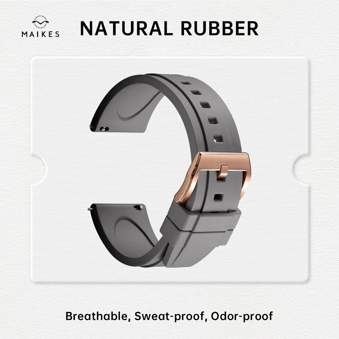 Natural Rubber Watch Band, Quick Release, 19mm 20mm 21mm 22mm 23mm 24mm, Accessories Watch Strap For LONGINES MIDO TISSOT