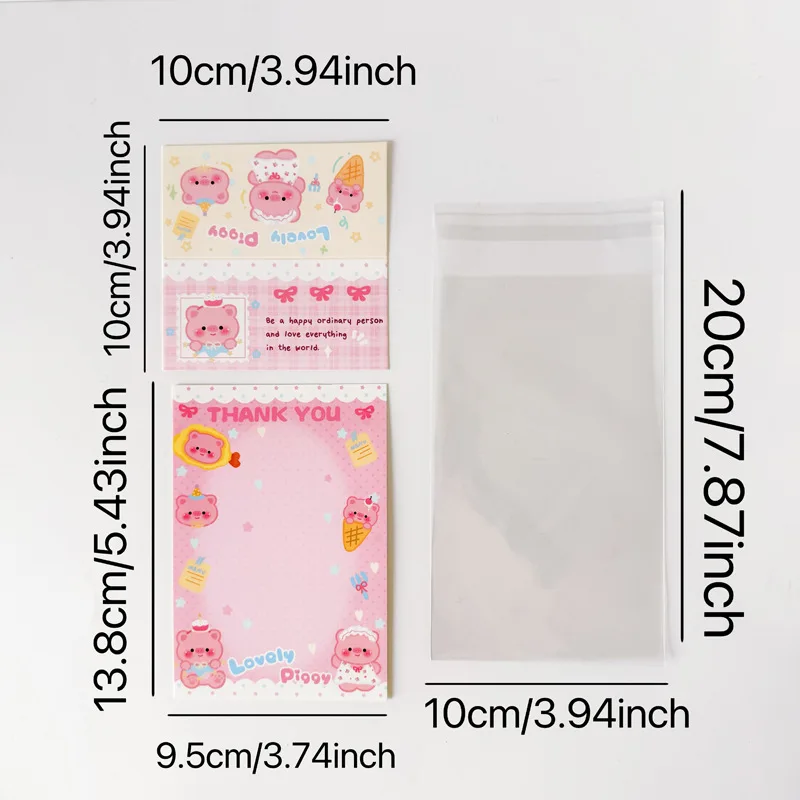 10-teiliges Kawaii Kpop-Kartenpaket-Set für Welpen, Katzen, Capybara, Fotokartenhalter mit Trägerbrett, Kartenschutz für Geschenkverpackungen – Detail 6
