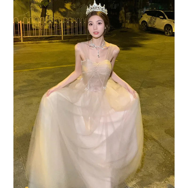 vestidos de 15 quinceañera Women evening high-end banquet temperament, light luxury niche adult ceremony birthday princess dress