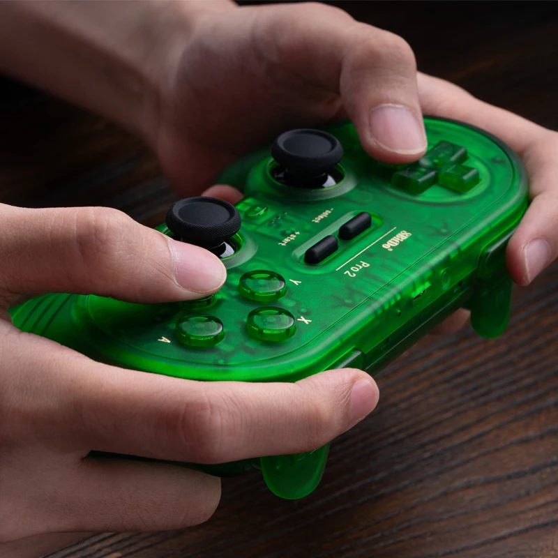 8BitDo Pro 2 وحدة تحكم بلوتوث غمبد لنينتندو سويتش 2 قطعة ، نافذة 10/11 ، أندرويد ، Steam Deck Hall Effect عصا التحكم اللاسلكية