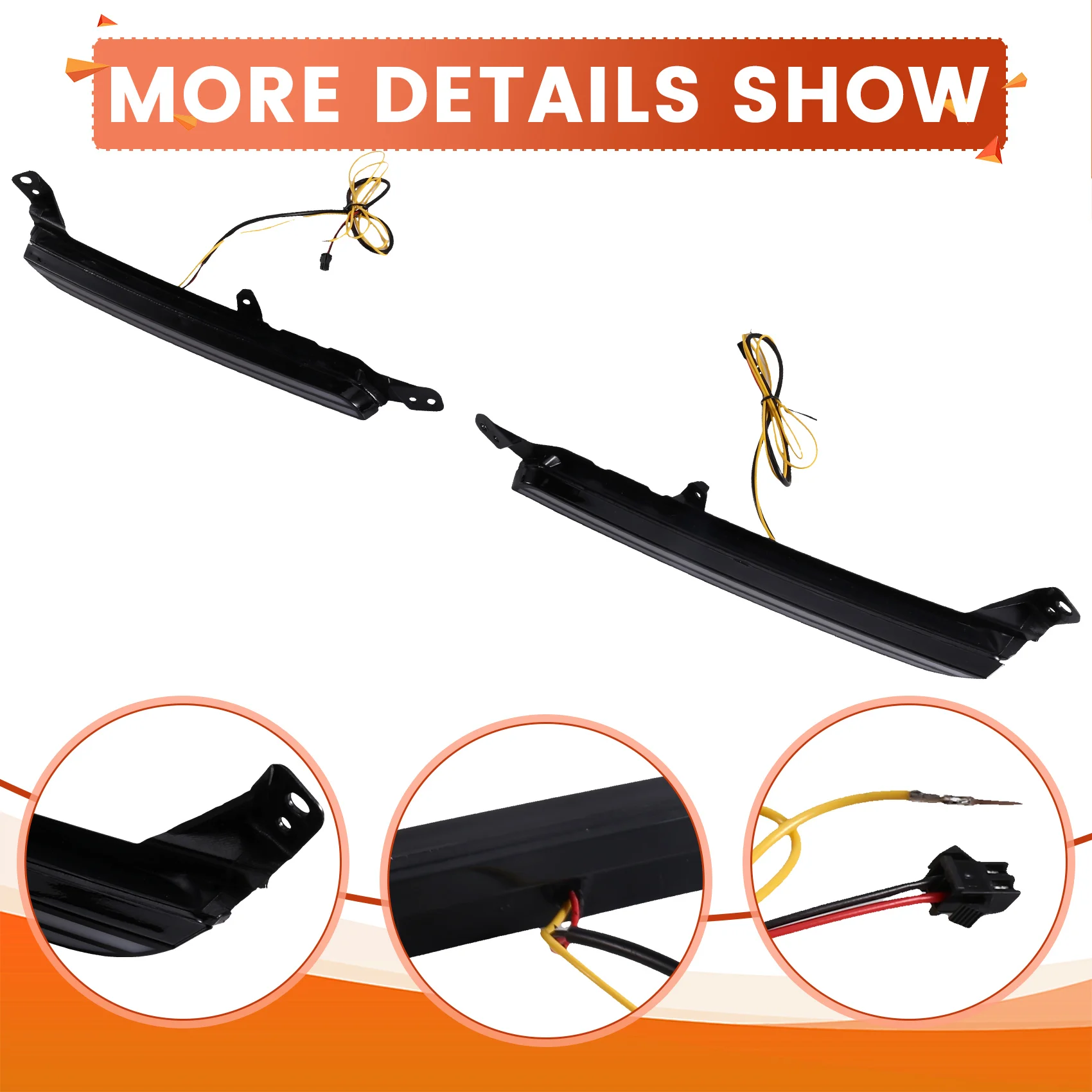 Ingenious-For Toyota Hilux Revo Rocco 2020 2021 2022 2023 2024 Car Led DRL Daytime Running Light Headlight Turn Signal Lamp A
