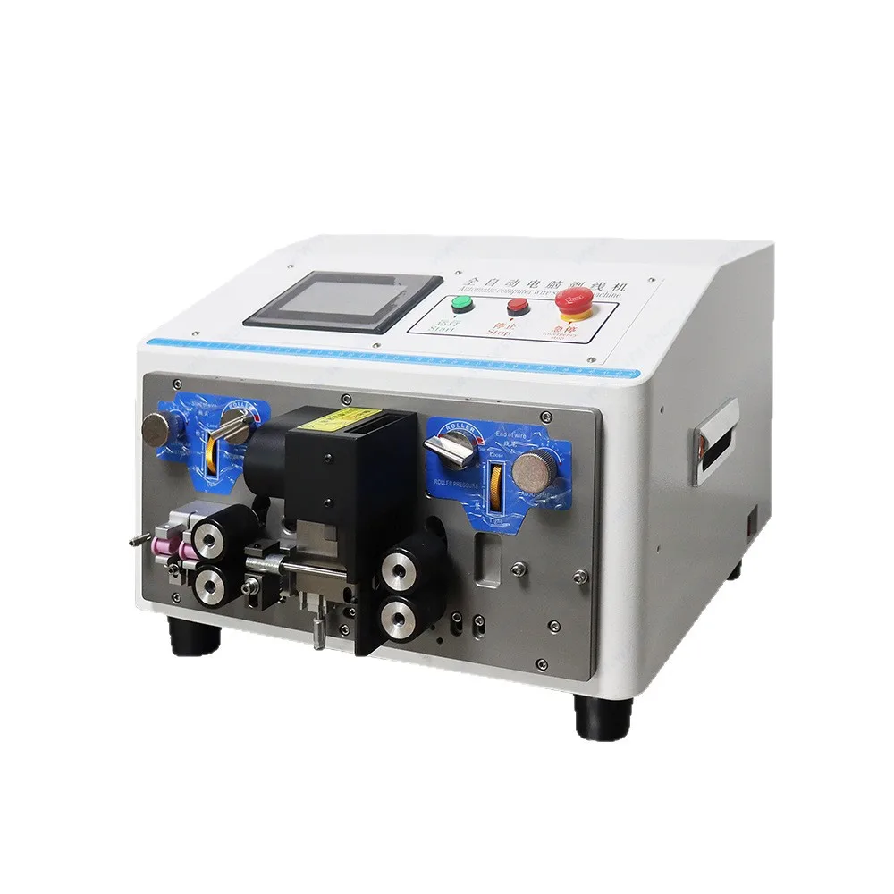 

WS-806 Automatic Sheath Wire Stripping Machine with PLC Control Cutting Stripping Integrated for Precision Wire Processing