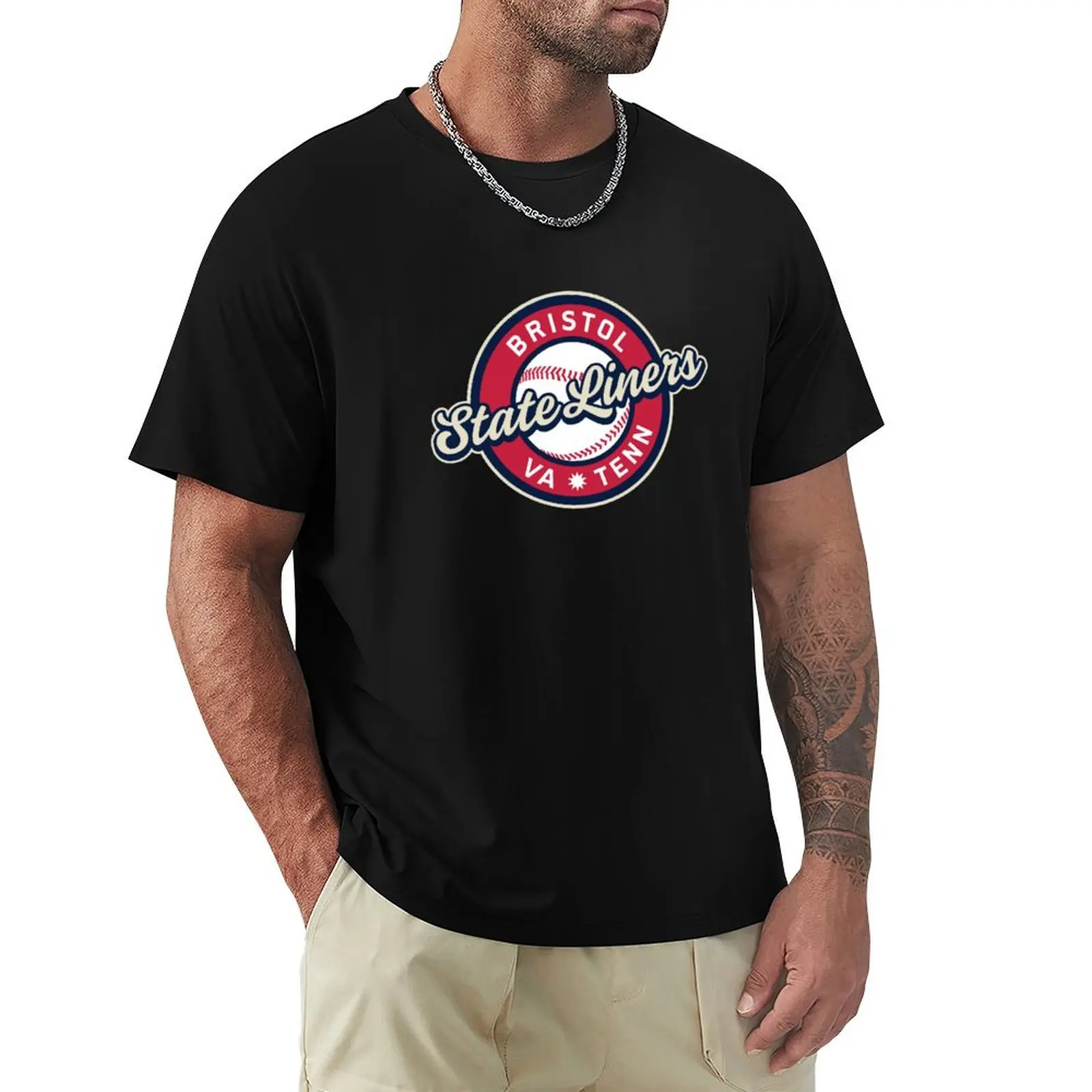 

The Bristol-State-Liners Logo T-Shirt valentines boutique clothes summer shirt cheap stuff mens graphic t-shirts pack