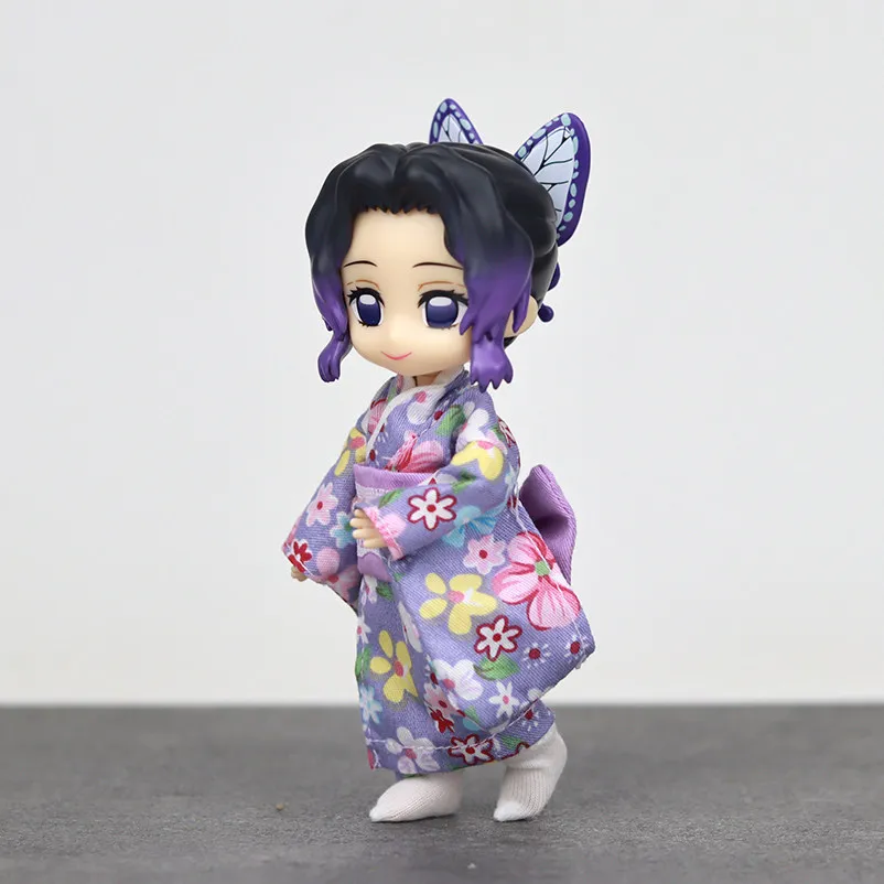 

Кукла Shinobu Kocho Ob11 Gsc 1/12 Bjd, полный комплект, подвижная фигурка в кимоно, подарок на день рождения для любителей аниме