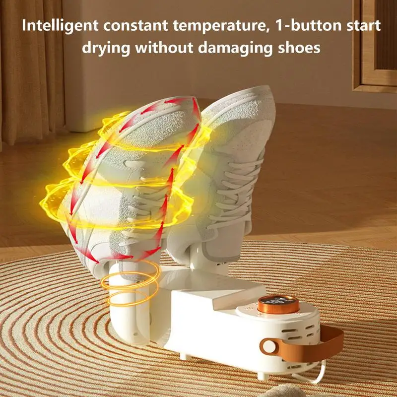 Boot Dryer Electric Shoe Dryer With Auto-Off Timer Folding Portable Shoe Drying Device Boot Warmer Shoes Dryer Machine For