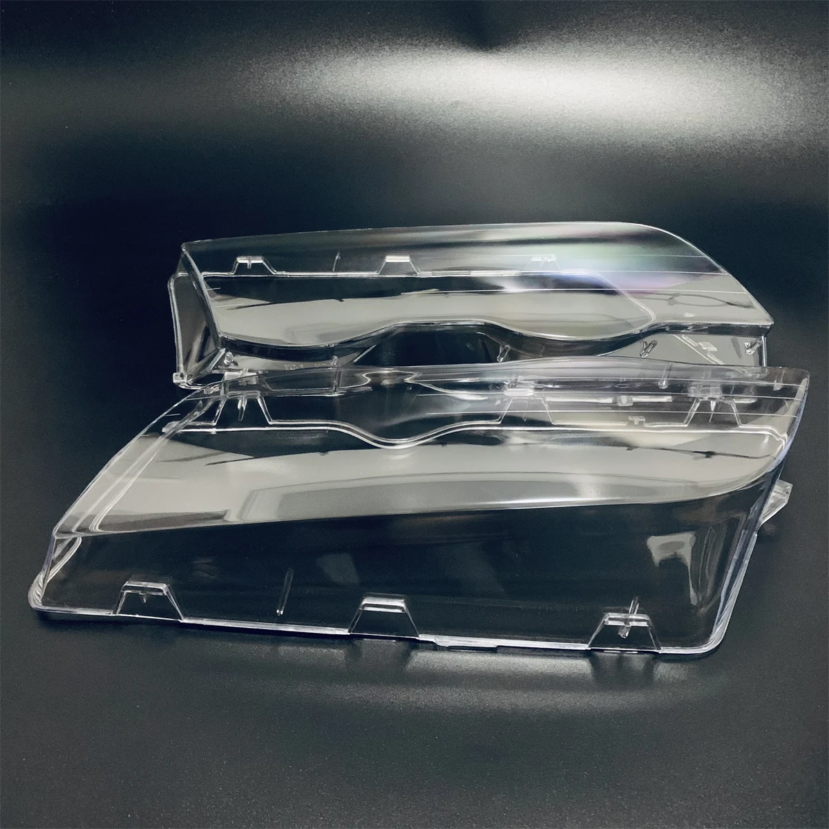 Do BMW E46 4-drzwiowej serii 3 1998 1999 2000 2001 1 para Osłona soczewki reflektora Przezroczysta obudowa lampy samochodowej Przezroczysty klosz — zdjęcie 7