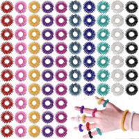 10/30/50PCS Sensory Rings Fidget Toys Anxiety Stress Relief Rings Decompression Finger Massager for Teens Adults Juguetes