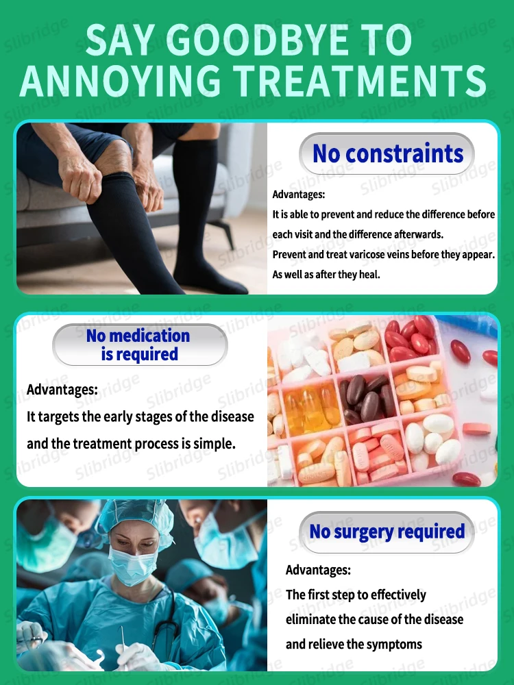 2e mini blauwlichtlaserpen, spataderenbehandeling, bescherming van uw benen.