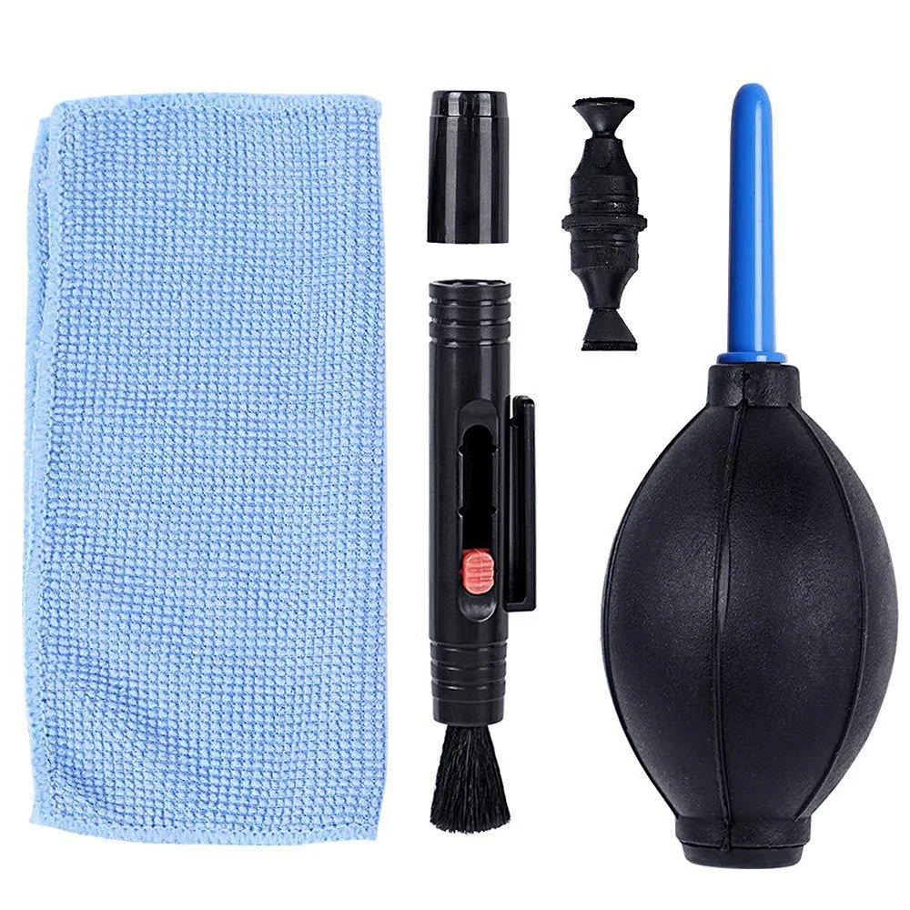 

Portable Camera Clean Kit 3 in 1 Cleaning Cloth Camera Cleaner Pen Air Blaster Blower Accessories Set for Camera Keyboard Phones