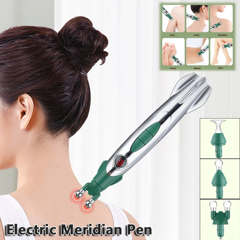 

Meridian Pen Acupuncture Massage Pen Muscle Circulation Massage Acupuncture Pain Relief Meridian Pen Motorized Meridian Pen