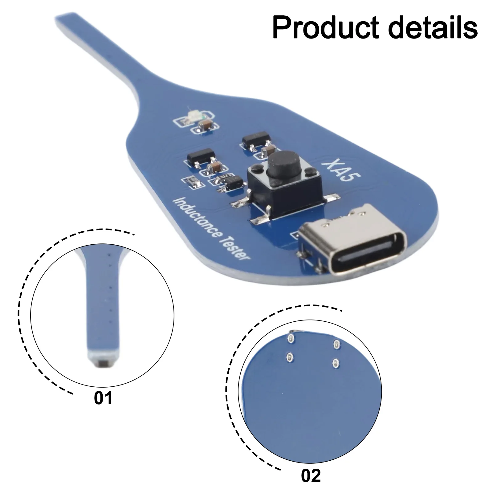 Fault Detection Coil Tester Troubleshooting High Accuracy Inductor Tester Wide Compatibility Speedy Results Compact Device