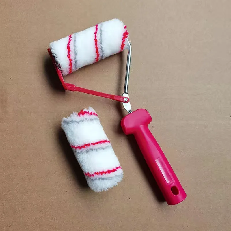 4 Inch Multifunctional Corner Paint Roller Brush Wall Ceiling Trim Drum Brush for Tight Spaces DIY Home Decor Painting Tools