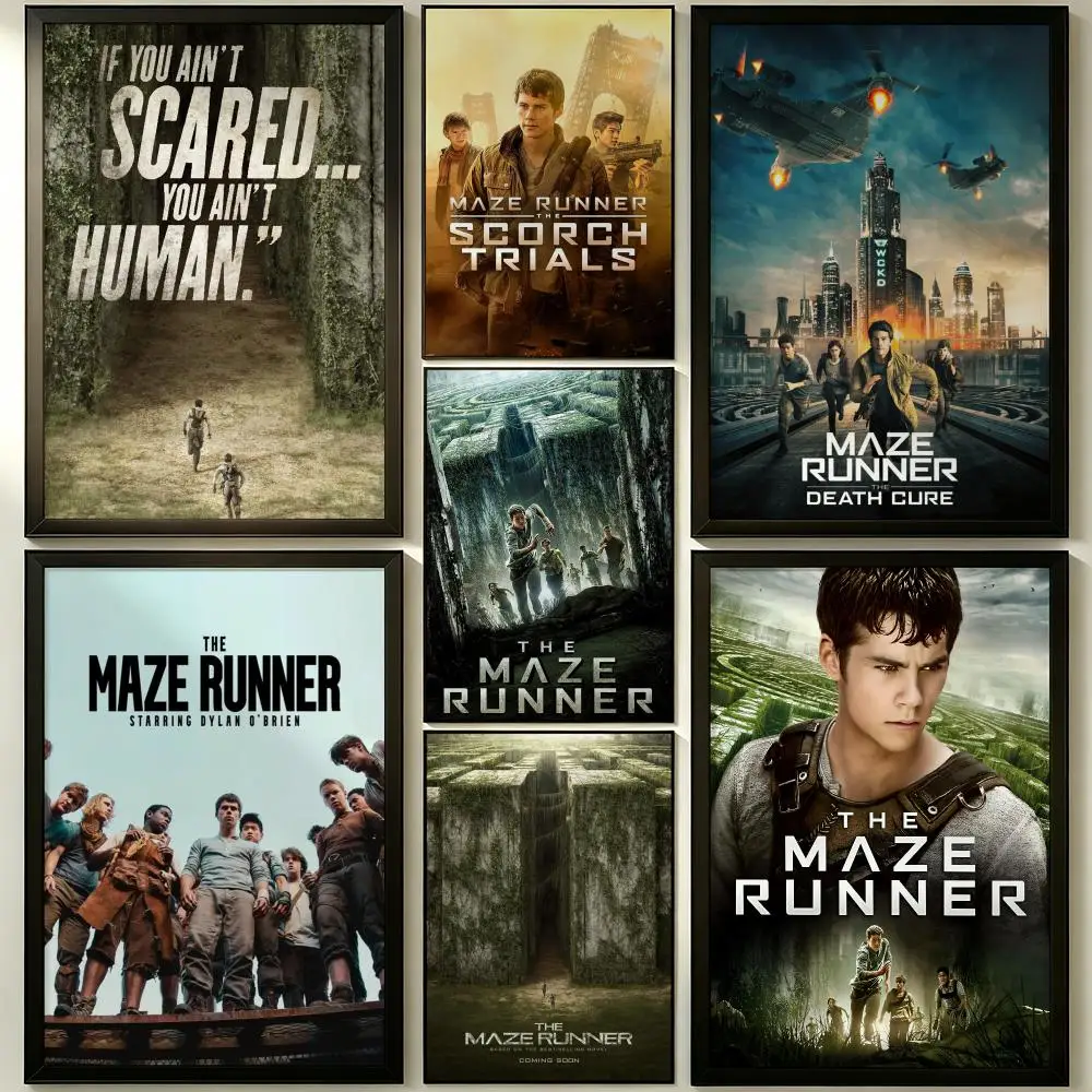 movie The Maze Runner Poster HD Poster Sophisticated Modern Aesthetic Wall Art For Living Room Bedroom Office Cafe Decor