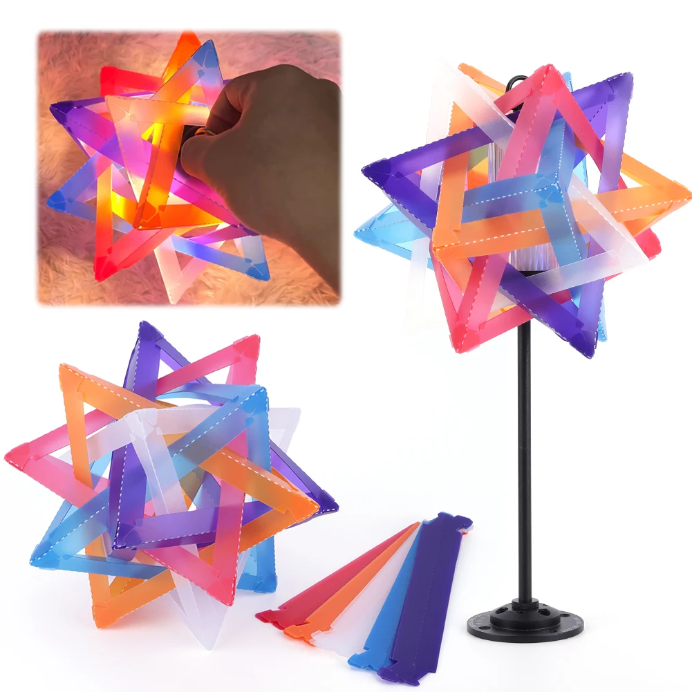 

DIY Outdoor Star Camping Light Shade Wear-Resistant Camping Lamp Cover Decorative Lampshade for Outdoor Camping Tent