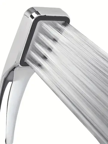 300 Holes Pressurized Showerhead Hand Hold Square Shower Head Water Saving Rainfall Spray Nozzle Bathroom Accessories