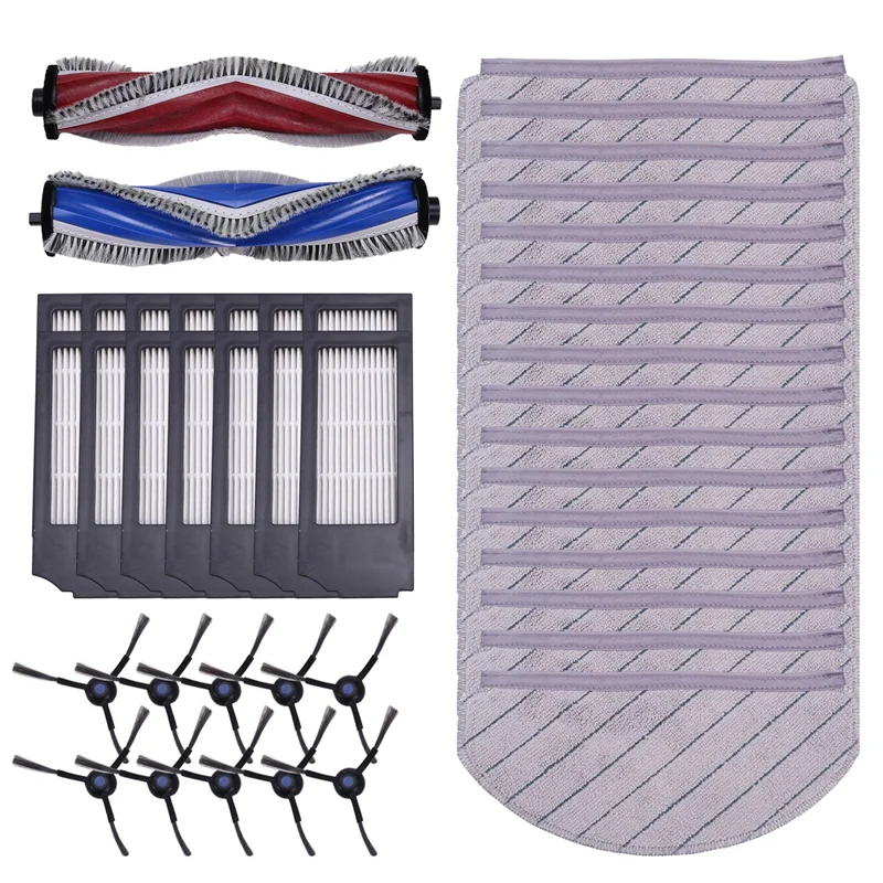 

For Yeedi C12 PRO PLUS,C12 PLUS,C12 Robot Vacuum Replacement Part Main Roller Side Brush Hepa Filter Mop Pad Accessories