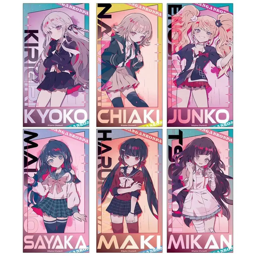 

6 шт. аниме Danganronpa Kyouko Kirigiri косплей открытка фото маленькая открытка студенческие канцелярские принадлежности собирать подарки на день рождения