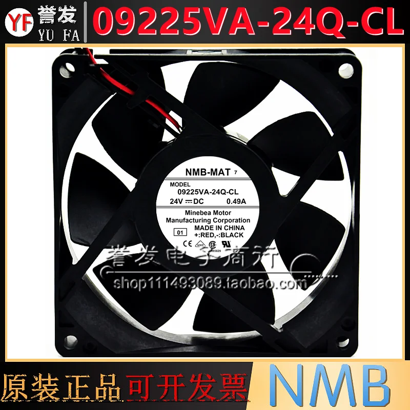 

NEW ORIGINAL 09225VA-24Q-CL 24V 0.49A 9225 92x92x25mm COOLING FAN RADIATOR