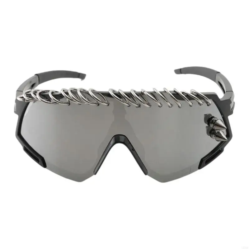 نظارات الشارع الشهير لركوب الدراجات بعدسات كبيرة الحجم لتعزيز السلامة، نظارات عصرية مريحة للرياضة ملابس غير رسمية Y166